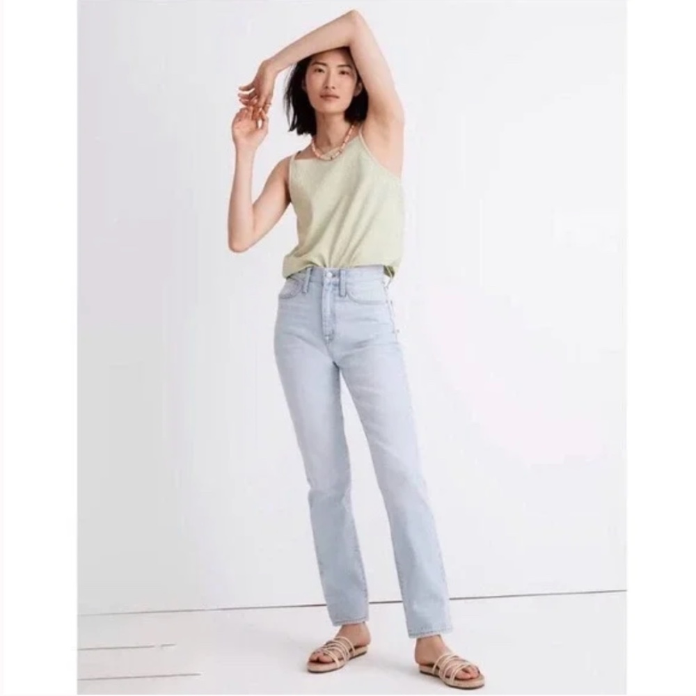 NWT Madewell Classic Straight Full-Length Jeans in Fitzgerald Wash MC562 Sz 30